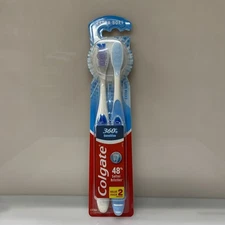 Colgate 360 Extra Soft Toothbrush for Sensitive Teeth & Gums 2ct