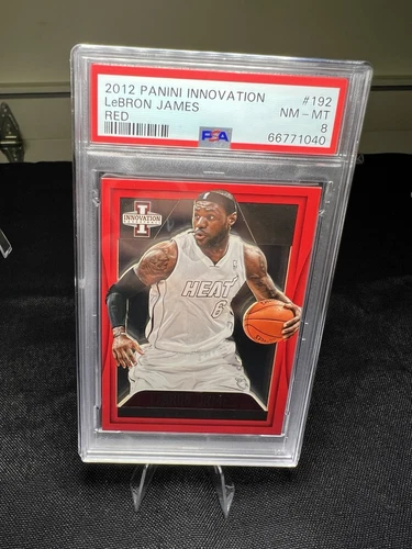 2012-13 Panini Select - LeBron James #66 RED PSA 8 04/25