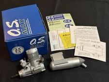 O.S. Engine Max 25FX Airplane ABC (New)  with muffler Made in Japan