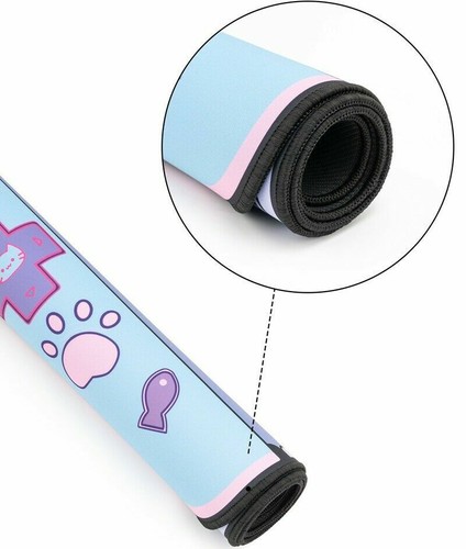 Almohadilla de ratón grande extendida almohadilla de escritorio grande alfombrilla antideslizante reposamuñecas 31,5""x15,7"" XXL - Imagen 9 de 13