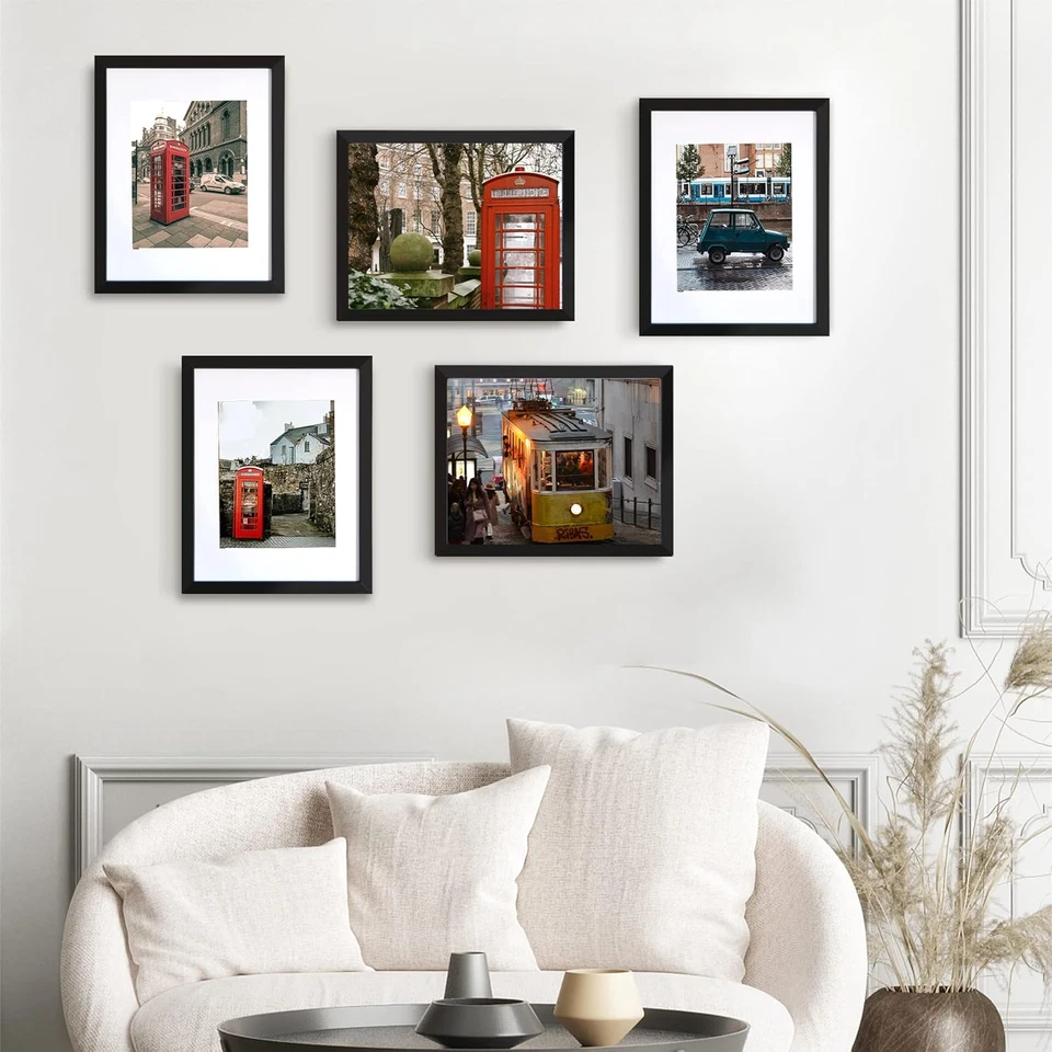 11X14 Picture Frame Set of 6, Fits 8X10 with Mat or 11X14 without Mat - Image 4 of 4