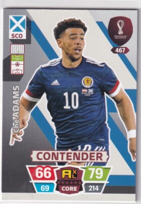 Panini Qatar World Cup Karte 2022 Contender Nr. 467 Ché Adams (Scotland)