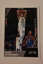 2021-22 Panini Sticker & Card Collection DOUG MCDERMOTT sticker #473 Spurs
