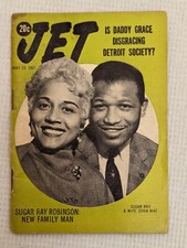 Jet Magazine May 23, 1957 New Family Man Sugar Ray Robinson & Wife Edna Mae
