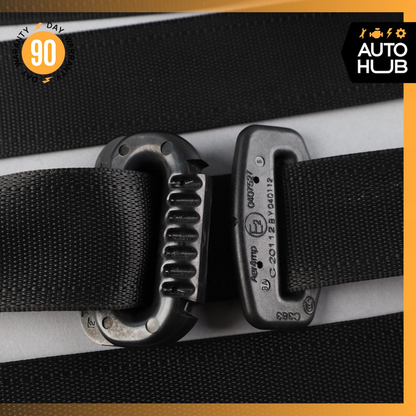09-13 Maserati Quattroporte M139 Front Right Side Seat Belt Black OEM 68k