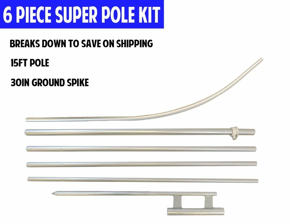 Dealership Advertising Swooper Flutter Feather Flag Kit Used Cars Trade In Truck - Image 4 of 4