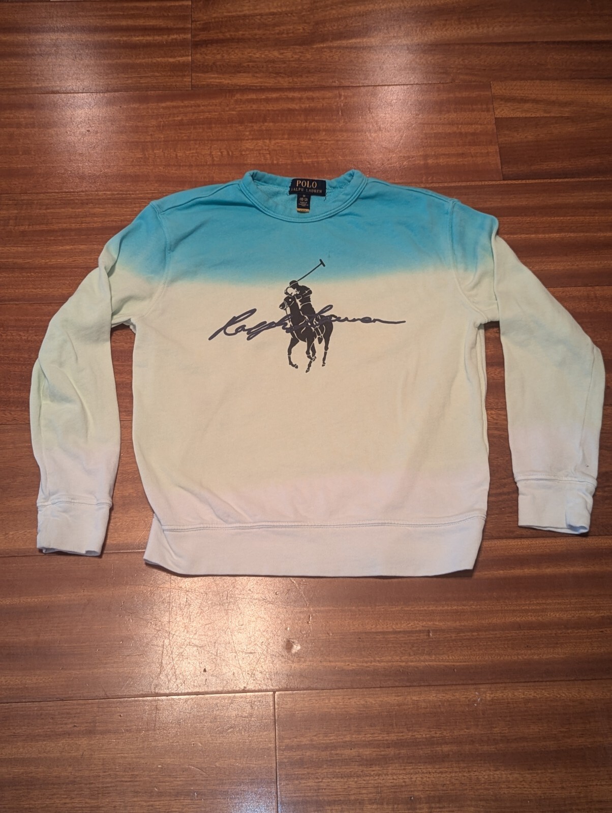 PONY Polo Ralph Lauren Felpa per Bambini Ombre Grafica Media (10 12) Multicolore