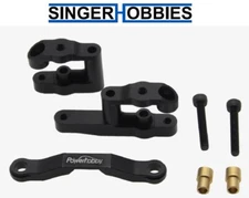 POWERHOBBY PHB6566BLACK Aluminum Steering Set MOJAVE / GRANITE GROM 1/18 HRP