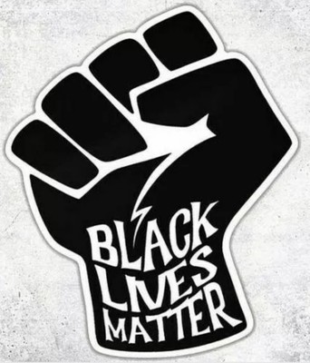 Download 5" Black Lives Matter Decal BLM Fist Sticker Car Window ...