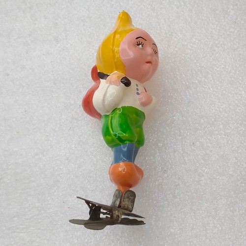 Antico Vintage URSS Vetro Natale Ornamento Albero Giocattolo Decorazione Cipollino - Foto 2 di 9