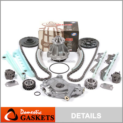 03-04 Ford E-150 Lincoln Mercury 4.6L SOHC Timing Chain Water Oil Pump Kit