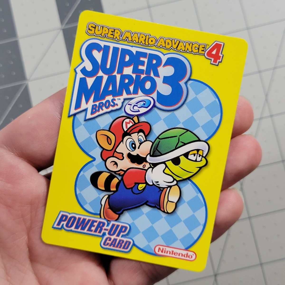 Super Mario Bros. 3 Advance 4 E-Reader Power Up Card Gameboy Video