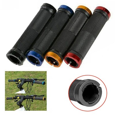Ergonomic Rubber Bicycle Handlebar MTB-Mountain Bike Grips Cycling Lock-On Ends