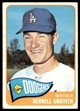 1965 Topps Derrell Griffith /* Los Angeles Dodgers #112