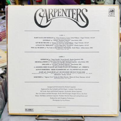 CARPENTERS - SELF TITLED - 1974 MEXICAN LP, POP 70'S | eBay