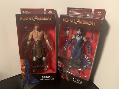 Mortal kombat Action Figures Baraka Kitana Mcfarlane Set of 2 Toys NEW IN HAND!!