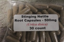 Stinging Nettle Root Capsules Urtica dioica 500 mg - 30 count