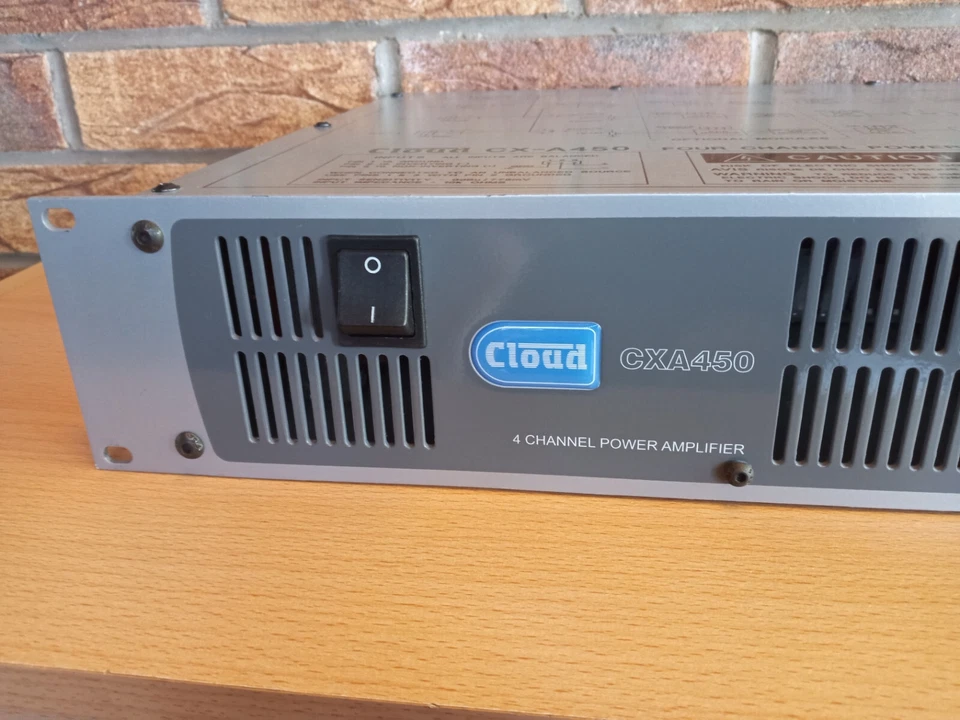 Cloud CXA450 Four Channel Power Amplifier inc Warranty 4x50w Zone Sound Music PA - Image 3 of 4
