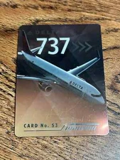 Delta Air Lines Boeing B737 Holographic Aircraft Pilot Trading Card #53