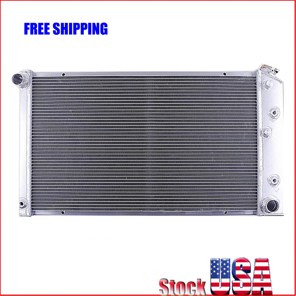 Radiador de 3 filas para Pontiac Lemans 1968 1969-1977 / Oldsmobile Delta 88 1971-1982 Foto 4 de 4