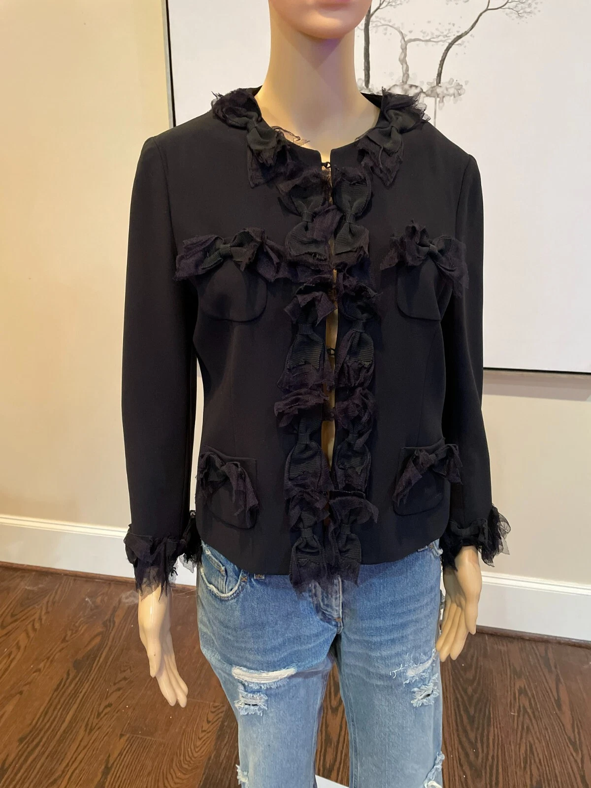 Giacca fiocco nero Moschino taglia bellissima