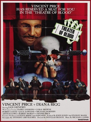 THEATER DES BLUTES (THEATER DES BLUTES) (VIEL LÄRM UM MORD) (1973) 2 Poster Canv