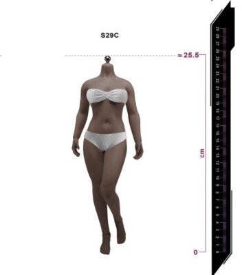 TBLeague Phicen 1/6 Female Seamless African Body S23C S29C S39B