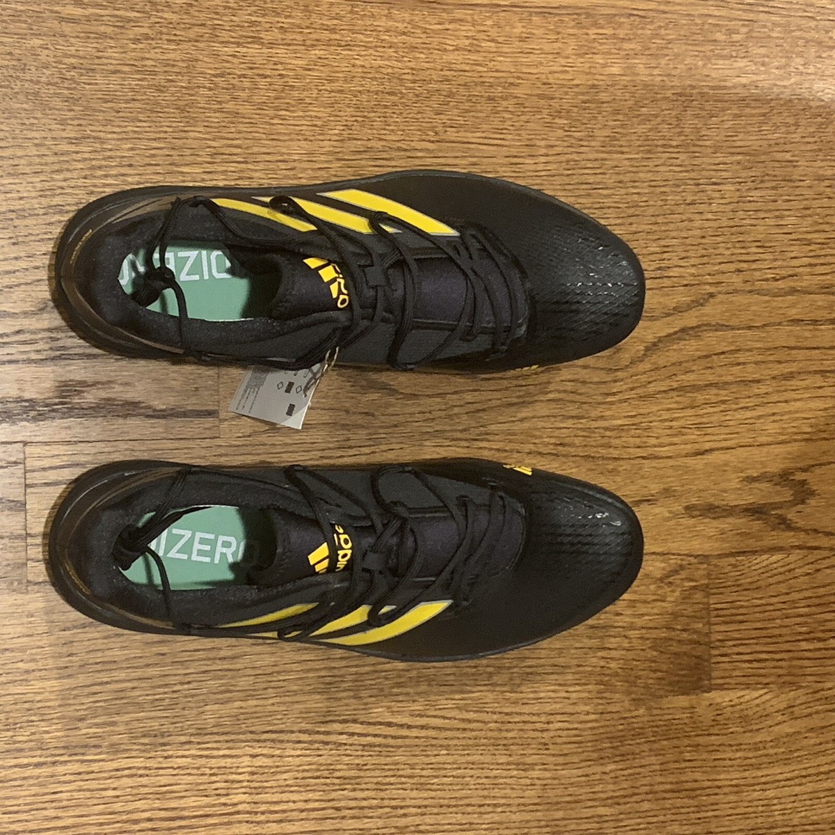 Adidas Adizero Afterburner 8 Black Metal Baseball Cleats 