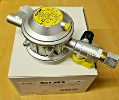 European Grading Regulador De Mampara Truma 8 Mm GOK 0129471 - 30mbar GOK Con Regulador De Voltaje