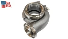 1.32 A/R V Band/V Band Turbine Housing -Borg Warner S400-96mm w/Flanges & Clamps