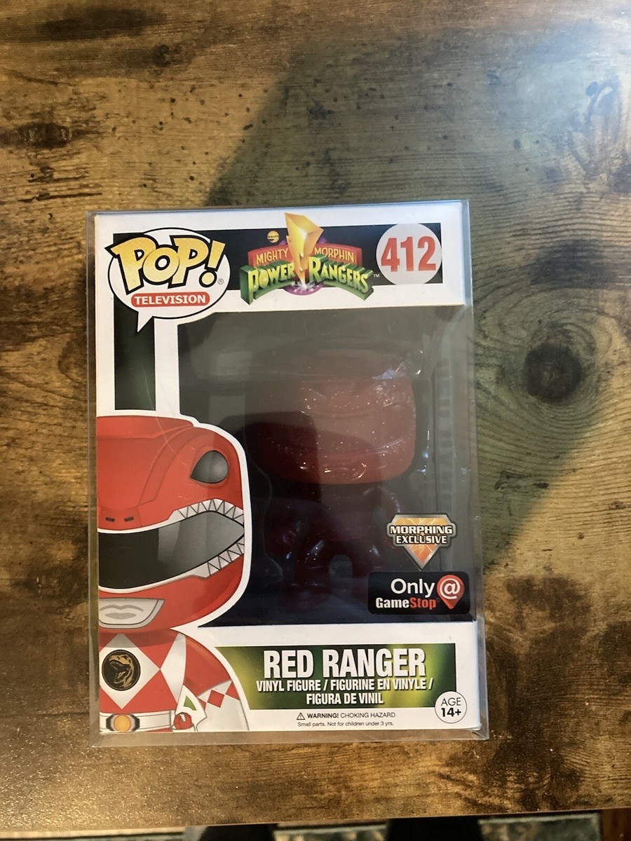 Funko POP Power Rangers #412 - Red Ranger Morphing Exclusive, état Proche Du Neuf
