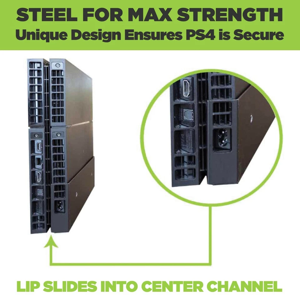 HIDEit PS4 Wall Mount + (2) Controller Mount (Bundle) | Made in the USA - Image 4 of 4