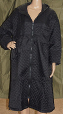 F Modern Black Quilted Coat Osfm
