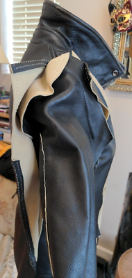 MAISON MARTIN MARGIELA H&M Black Deconstructed Leather Women's