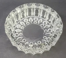 Crystal Cigar Ashtray 5.75 X 1.5"