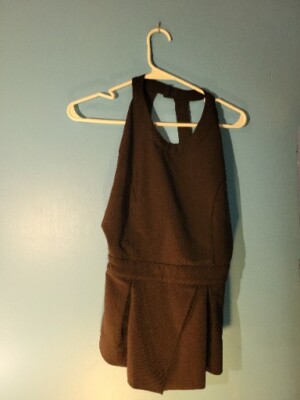 May and Maya Black Sleeveless Blouse Size L