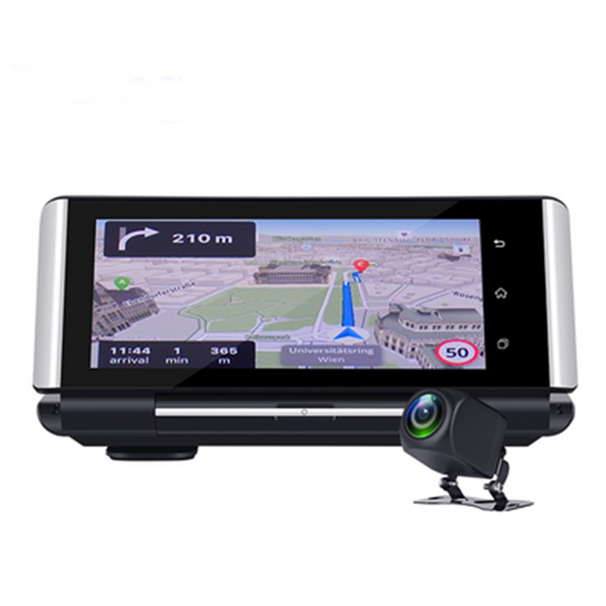 Dual Lens Android Car Touch Screen Dash Cam DVR Video Recorder Camera GPS Wifi