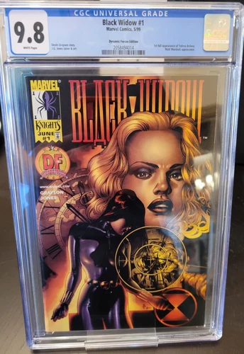 Black Widow 1 Dynamic Forces Variant CGC 9.8 1999 1st App. of Yelena Belova MCU
