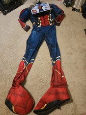 Marvel Endgame halloween costume Iron Spider Child Large size 12-14/8-10 yrs