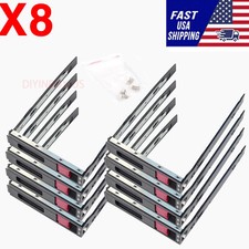 8-pcs 3.5" LFF SAS SATA HDD Drive Caddy For HP ProLiant ML350 ML110 Gen10 Server