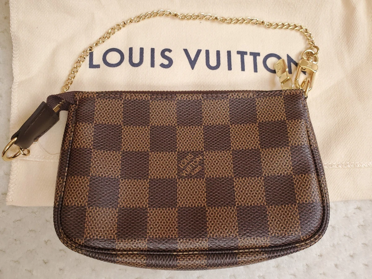 Louis Vuitton Mini Pochette Accessoires Brown Damier Ebene