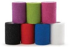 Nonsterile Cohesive Bandage, Assorted Colors, 3" x 5 yd., Each