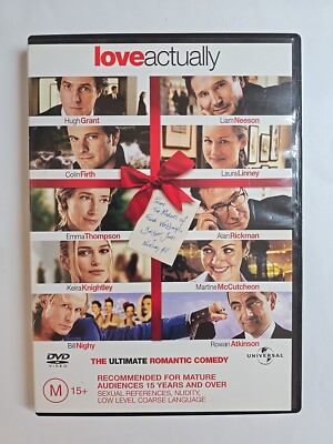 Love Actually (DVD, 2003) FREE AU POSTAGE 5050582210002