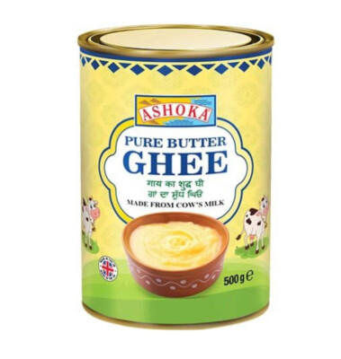Pure Ghee Butter 500g Butterschmalz geklärte Butter zu Braten Fittieren Ajurveda