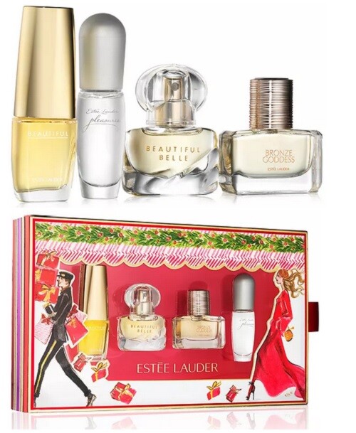 Estee Lauder Piece MINI Fragrance Treasures Gift Set,NEW WITH