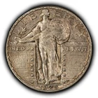 1926 25c Standing Liberty Silver Quarter - Luster - Original Toning - AU - Y6408