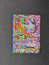 Pokemon TCG M Mega Gengar EX XY166 Black Star Promo XY Psychic Energy Card