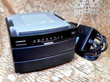 LINKSYS NAS200 2-Bay Network Attached Storage + PSU & Two 2TB Hard Drives WORKS!