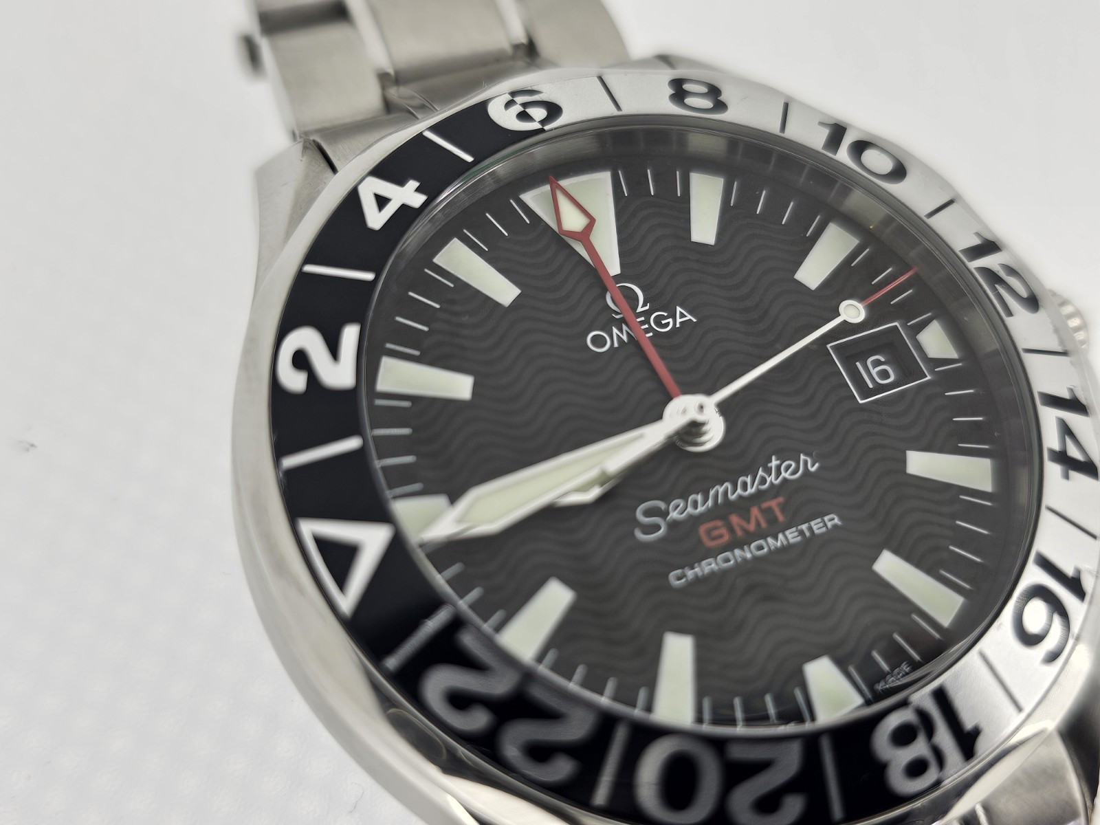 Omega Seamaster GMT Chronometer Men's Luxury Dive Watch