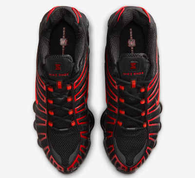 Nike Shox TL Shoes Black Red Light Crimson Men's | Size 8 - 13